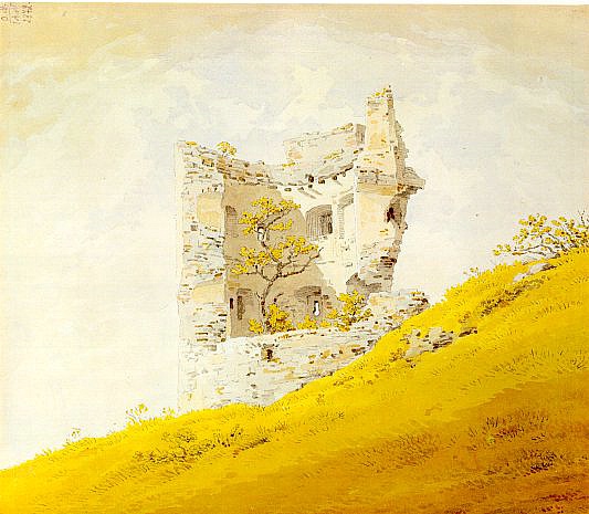 Caspar David Friedrich: Ruins of Teplice Castle