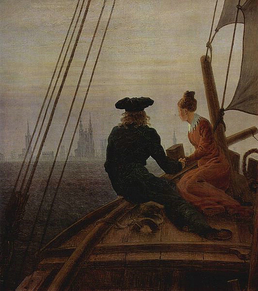 Caspar David Friedrich: On the Sailing Boat (On board a Sailing Ship)