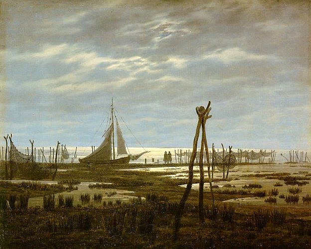 Caspar David Friedrich: Močál na pobřeží