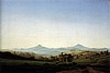 Caspar David Friedrich: Bohemian Landscape with Mount Milleschauer