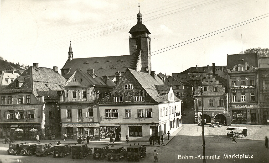 Česká Kamenice
odesláno 1.12.1936

Böhm. Kamnitz Marktplatz