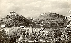 Tolštejn a Jedlová hora
66. Burgruine Tollenstein mit Tannenberg. Lausitzer Geb.
