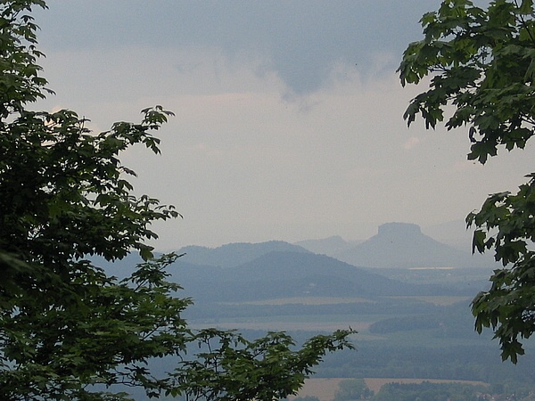 Lilienstein - stolová hora v Sasku 