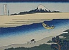 Hokusai: 36 Views of Fujijama
Mount Fuji from Tamagawa