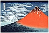 Hokusai: 36 Views of Fujijama
Mount Fuji in Clear Weather