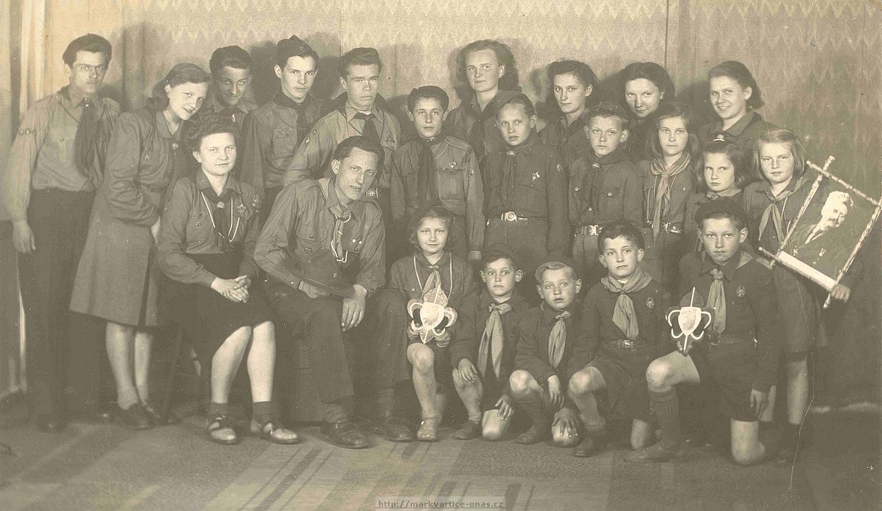 Markvartičtí skauti v letech 1945-1948