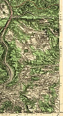 Růžová - historical map