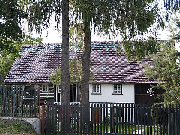 Classical half-timbered house 
Huntířov