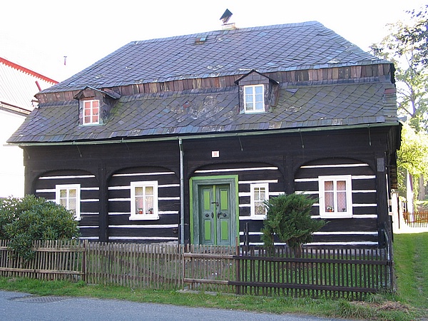 Town half-timbered house 
Krásná Lípa