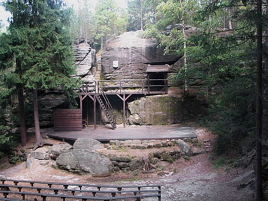 jeviště lesního divadla
