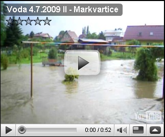 Povodeň Markvartice - video 2