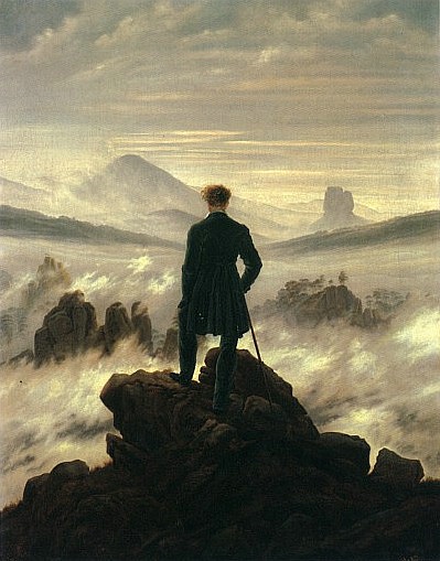 Caspar David Friedrich: Poutnk nad moem mlh