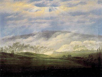 Caspar David Friedrich: Fog in the Elbe valley