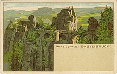 Basteibrcke. Sask vcarsko
Basteibrcke. Schsische Schweiz

Verlag von R. Leukroth, Bastei

34.