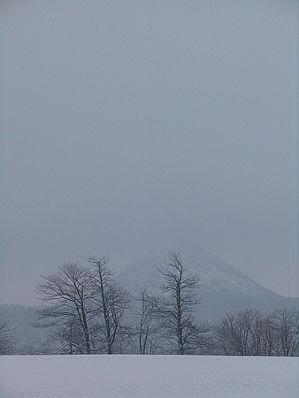 Polevsk vrch (626 m) - pohled na horu Kl